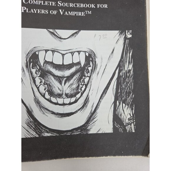 Vampire the Masquerade The Players Guide Sourcebook White Wolf RPG WW2204 1991 A - Picture 7 of 12